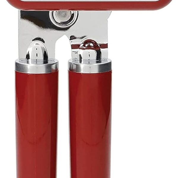 KitchenAid Classic Multifunction Can Opener and Bottle Opener Easy to Use, Razor Sharp Stainless Steel Cutting Wheel, Soft Ergonomic Handles, Empire Red : Home & Kitchen