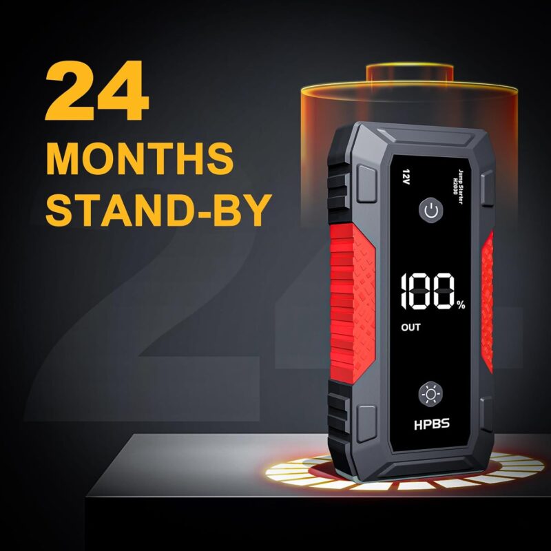 Jump Starter - 5000A Jump Starter Battery Pack for Up to 10.0L Gas and 8.0L Diesel Engines, Model H2000 12V Portable Car Battery Jump Starter Box with 3.0" LCD Display : Automotive - Image 7
