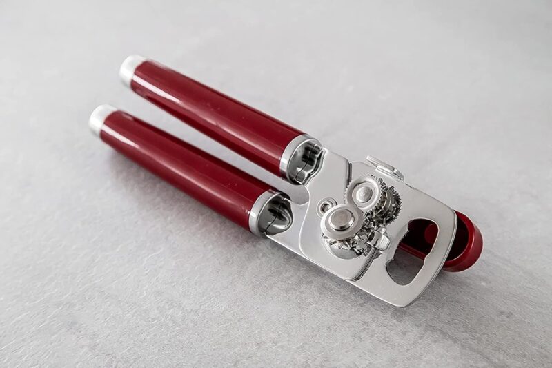 KitchenAid Classic Multifunction Can Opener and Bottle Opener Easy to Use, Razor Sharp Stainless Steel Cutting Wheel, Soft Ergonomic Handles, Empire Red : Home & Kitchen - Image 6
