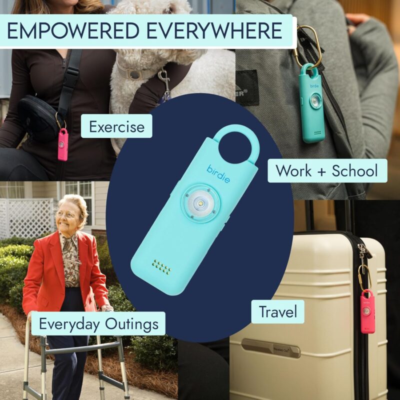 She's Birdie - The Original Personal Safety Alarm for Women by Women - Loud Siren, Strobe Light and Key Chain for Self Defense - Rechargeable with Power Switch and Flashlight (Lemon) : Electronics - Image 13