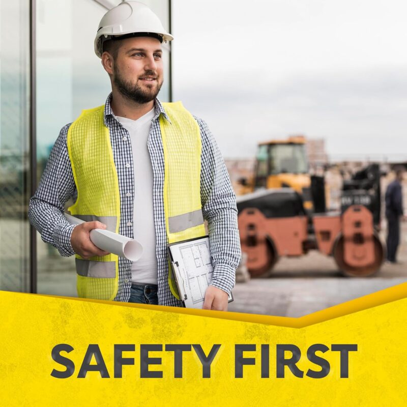 PeerBasics Safety Vests Reflective, 10 Pack, Mesh - - Image 5