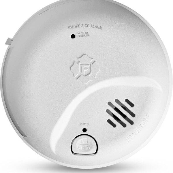 First Alert Combination Smoke & Carbon Monoxide Alarm, Interconnect Hardwire Detector with Battery Backup, SMICO100-AC, 1-Pack -