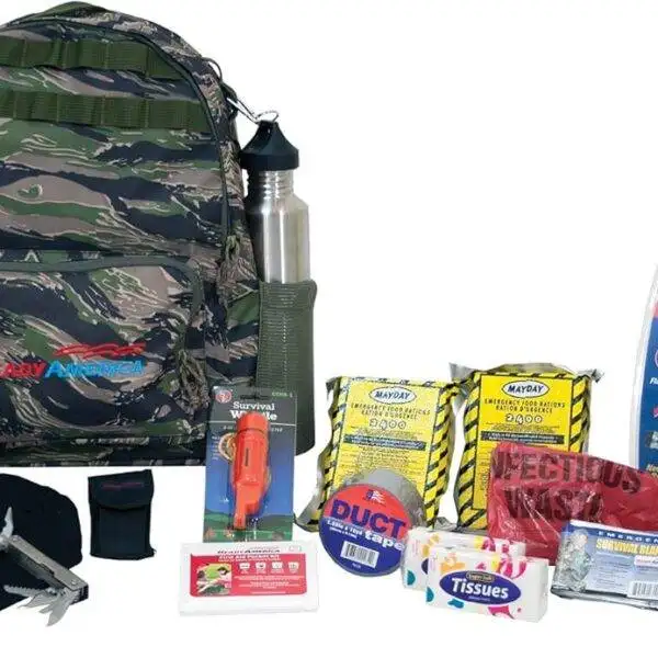 Ready America Emergency Deluxe 2 Person Outdoor Survival Kit -